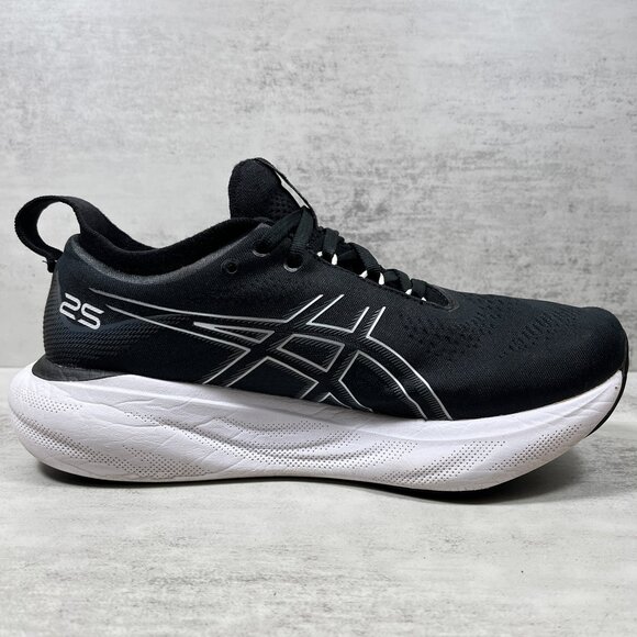 Asics Gel Nimbus 25 Running Shoes - Women's Size 9 - Black - Picture 2 of 10